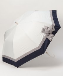 LANVIN en Bleu(umbrella)/晴雨兼用折りたたみ日傘　ビジューリボン/505929084