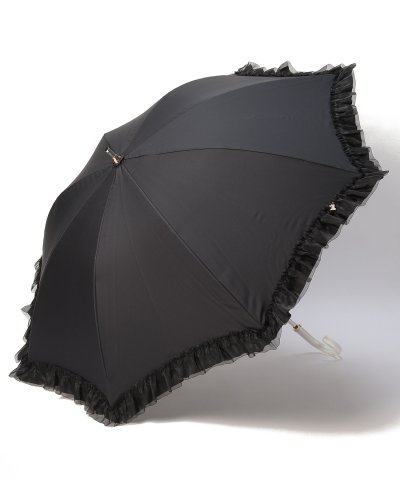 晴雨兼用日傘 オーガンジーフリル
