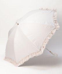 LANVIN en Bleu(umbrella)(ランバンオンブルー（傘）)/晴雨兼用日傘　オーガンジーフリル/キャメル