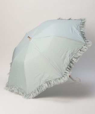 LANVIN en Bleu(umbrella)/晴雨兼用折りたたみ日傘　オーガンジーフリル/505929088