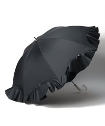 LANVIN en Bleu(umbrella)(ランバンオンブルー（傘）)/晴雨兼用日傘　フレアフリル/ブラック
