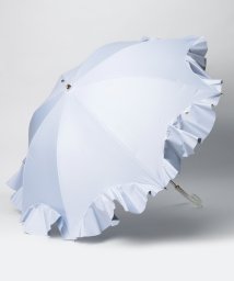 LANVIN en Bleu(umbrella)(ランバンオンブルー（傘）)/晴雨兼用日傘　フレアフリル/ペールスカイ