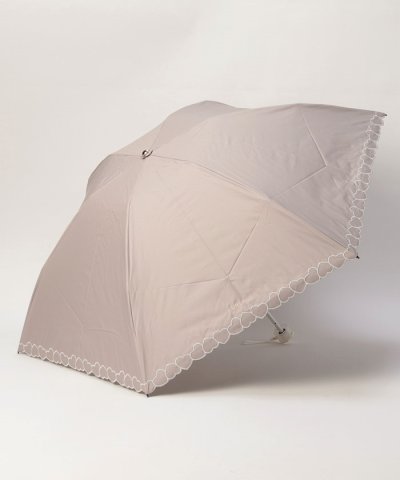 FURLA フルラ 晴雨兼用 折りたたみ傘 日傘 ハート刺繍 遮熱 1級遮光
