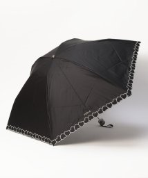 FURLA(フルラ)/晴雨兼用折りたたみ日傘　ハート刺繍/ブラック