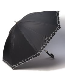 FURLA(フルラ)/晴雨兼用日傘　ハート刺繍/ブラック