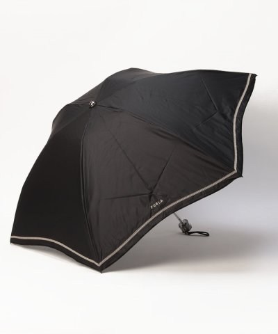 晴雨兼用折りたたみ日傘　ジッパー刺繍