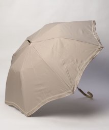 FURLA(フルラ)/晴雨兼用折りたたみ日傘　ジッパー刺繍/モカブラウン