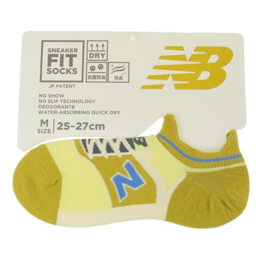 cinemacollection(シネマコレクション)/ニューバランス 男性用靴下 メンズスニーカーソックス M マスタード new balance シン NB エヌビー フレンズヒル FRIENDSHILL プレゼ/その他