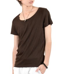 LUXSTYLE/Aegnoir(イグノア) ワイドＵネック無地Tシャツ/お兄系 メンズ Tシャツ シャツ 半袖 メンズ Tee 無地/505936215