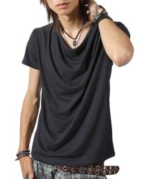 LUXSTYLE/Aegnoir(イグノア) ドレープ無地Tシャツ/きれいめ Tシャツ ドレープ 半袖 メンズ Tee 無地/505936216