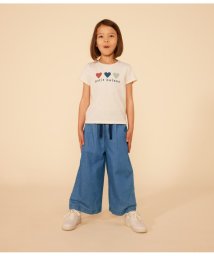 PETIT BATEAU(プチバトー)/プリント半袖Ｔシャツ/ホワイト