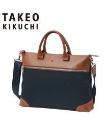 TAKEO KIKUCHI(タケオキクチ)/タケオキクチ トートバッグ ビジネスバッグ メンズ ブランド 通勤 撥水 A4 PC 13.3インチ 2WAY TAKEO KIKUCHI 711541/ネイビー