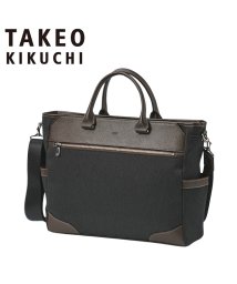 TAKEO KIKUCHI(タケオキクチ)/タケオキクチ トートバッグ ビジネスバッグ メンズ ブランド 通勤 撥水 A4 B4 PC 13.3インチ 2WAY TAKEO KIKUCHI 711542/ブラック