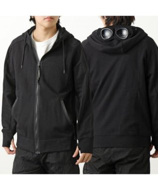 C.P.COMPANY/C.P.COMPANY パーカー iagonal Raised Fleece Goggle Zipped/505936718