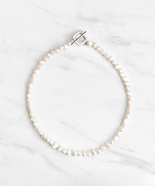 OPEN CLOVER PEARL NECKLACE 淡水バロックパール 2WAY ネックレス ネックレス H1394370858(10725円)