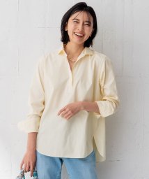 NIJYUSANKU（SMALL SIZE）/【Oggi4月号掲載/洗える】CANCLINI スキッパー シャツ/505937109