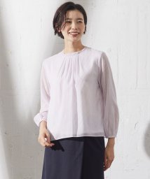 J.PRESS LADIES(J．プレス　レディス)/カチオン ストライプ カットソー/ふじ色系1