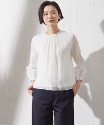 J.PRESS LADIES（LARGE SIZE）/カチオン ストライプ カットソー/505937136