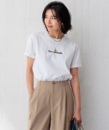 NIJYUSANKU(23区)/【洗える】Neo Attitude ロゴTシャツ/ホワイト系
