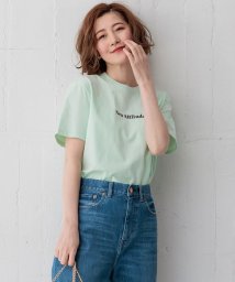 NIJYUSANKU(23区)/【洗える】Neo Attitude ロゴTシャツ/スモーキーグリーン系