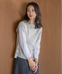 J.PRESS LADIES/【洗える】LINEN COTTON ニット ベスト/505937158