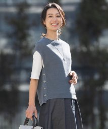 J.PRESS LADIES/【洗える】LINEN COTTON ニット ベスト/505937158