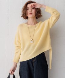 NIJYUSANKU（SMALL SIZE）(23区（小さいサイズ）)/【Oggi4月号掲載/洗える】ガータークロップド ニット/イエロー系