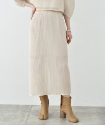 DRESSTERIOR/CODE A｜sheer pleats skirt/505937178