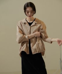 サロン　アダム　エ　ロペ(サロン　アダム　エ　ロペ)/【WEB限定】シャツブルゾン/24SS/ベージュ系（28）