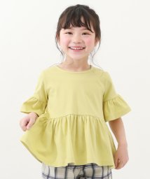 devirock(デビロック)/Aライン 半袖Tシャツ 子供服 キッズ 女の子 トップス 半袖Tシャツ Tシャツ /イエロー