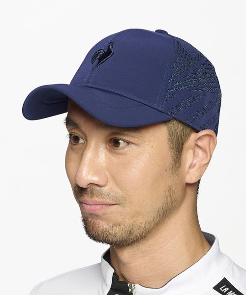 le coq sportif GOLF (ルコックスポルティフ（ゴルフ）)/メッシュキャップ/ネイビー