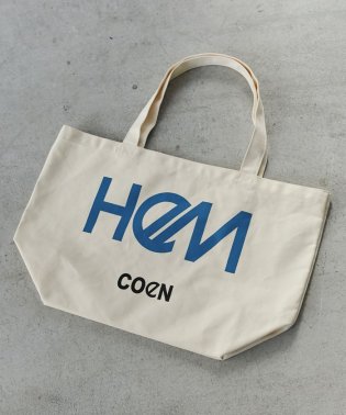 coen/HeM（ヘム）別注ロゴトートバッグLサイズ/505878159