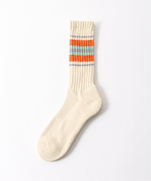 JOINT WORKS(ジョイントワークス)/【Name./ネーム】 BORDER SOCKS/ベージュ