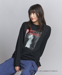 BEAUTY&YOUTH UNITED ARROWS(ビューティーアンドユース　ユナイテッドアローズ)/【別注】＜GOOD ROCK SPEED＞LIFE Magazine プリント ロングスリーブTシャツ /BLACK