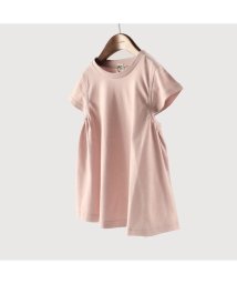 BRANSHES(ブランシェス)/【WEB限定/DRC/やわらか天竺】Aライン半袖Tシャツ/ピンク