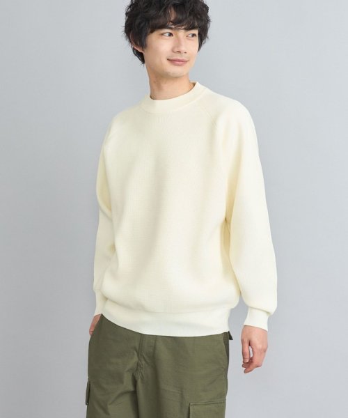 coen(coen)/【アンチピリングニット】スポンディッシュクレイジーニットプルオーバー/OFFWHITE