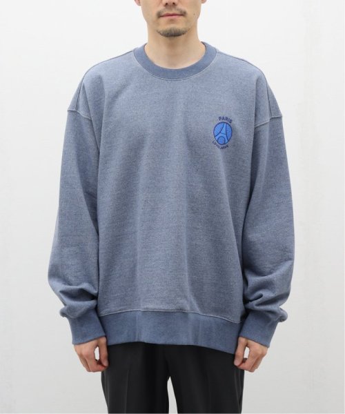 Paris Saint-Germain(Paris SaintGermain)/【Poggy × Paris Saint－Germain】PSG PLJ ECO INDIGO Crew neck sweatshirts/ネイビーB