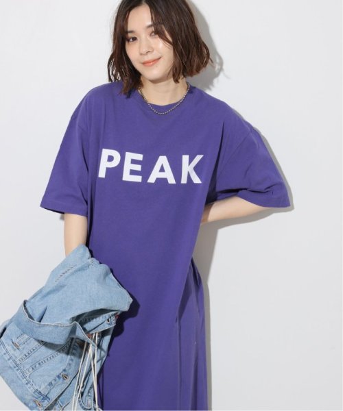 JOURNAL STANDARD relume(ジャーナルスタンダード　レリューム)/別注【Snow Peak/スノーピーク】 *RELUME T－SHIRT OP：ワンピース/パープルC