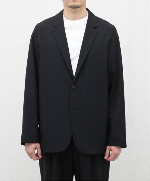 EDIFICE(エディフィス)/【ATON / エイトン】WOOL TROPICAL TAILORED JACKET/ブラック