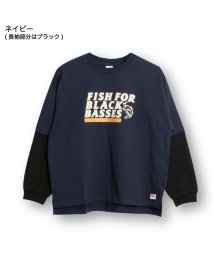 D.FIT(ディフィット)/長袖Tシャツ /ネイビー