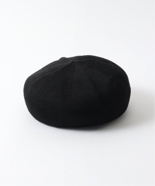 417 EDIFICE(フォーワンセブン　エディフィス)/【RACAL / ラカル】 Cotton Kint Beret/ブラック