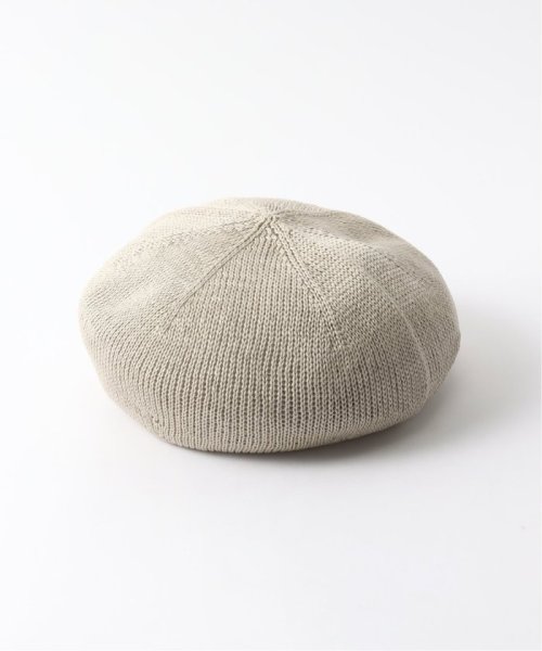 417 EDIFICE(フォーワンセブン　エディフィス)/【RACAL / ラカル】 Cotton Kint Beret/ベージュ