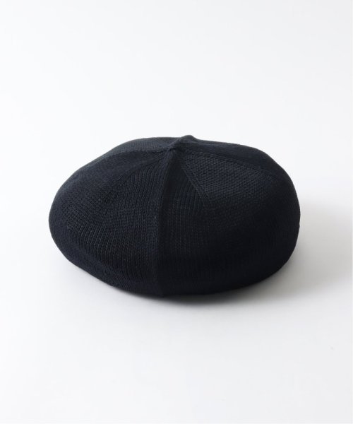 417 EDIFICE(フォーワンセブン　エディフィス)/【RACAL / ラカル】 Cotton Kint Beret/ネイビー