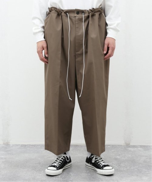 JOURNAL STANDARD(ジャーナルスタンダード)/CAMIEL FORTGENS / BIG PANTS COTTON/POLY TWILL BRO CF.17.06.08.01/ブラウンA