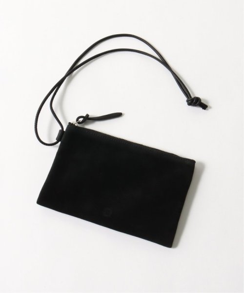 JOURNAL STANDARD(ジャーナルスタンダード)/【hobo/ホーボー】WHIP STITCH CORD ZIP CASE M/ブラック