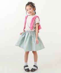 devirock(デビロック)/ドッキング 半袖ワンピース 子供服 キッズ ベビー 女の子 半袖ワンピース ノースリーブワンピース ワンピース /サックス