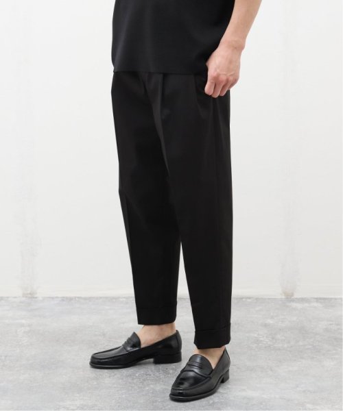 EDIFICE(エディフィス)/【:colon / コロン】CPT－1 CTN Stretch 2Pleated Chino/ブラック