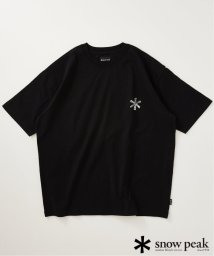 JOURNAL STANDARD relume Men's(ジャーナルスタンダード　レリューム　メンズ)/【SNOWPEAK / スノーピーク】別注 Camp Fire プリントTシャツ/ブラック