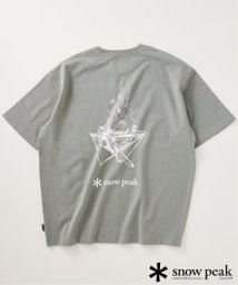 JOURNAL STANDARD relume Men's(ジャーナルスタンダード　レリューム　メンズ)/【SNOWPEAK / スノーピーク】別注 Camp Fire プリントTシャツ/グリーン