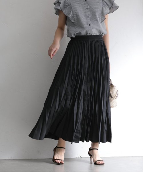 La Totalite(ラ　トータリテ)/【MARILYN MOON/マリリンムーン】modern pleats skirt/ブラック